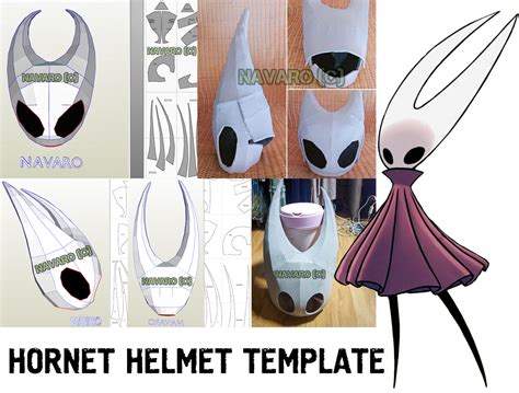 Hollow Knight Helmet Template